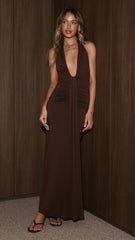 Remi Maxi Dress - Chocolate