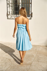 Princess Treatment Bubble Hem Midi Dress