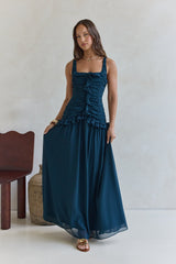 Shoreline Luxe Maxi Dress Green