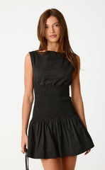 Aloha Mini Dress (Black)