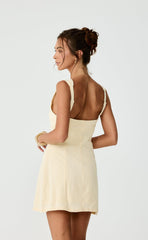 Conway Mini Dress (Lemon)