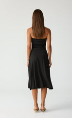 Darya Midi Dress (Black)