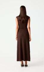 Deka Maxi Dress (Chocolate)