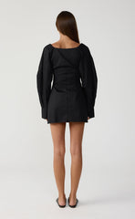 Discussions Mini Dress (Black)