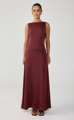 Ellison Maxi Dress (Sangria)