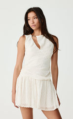 Fia Mini Dress (Cream)