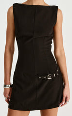 Artie Mini Dress (Black)