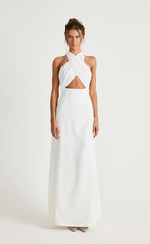 Sara Maxi Dress (White)