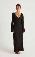 Harlow Maxi Dress (Black)