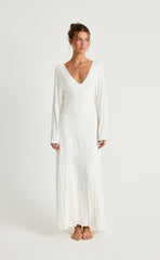 Harlow Maxi Dress (Off White)