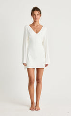 Harlow Mini Dress (Off White)