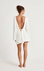 Harlow Mini Dress (Off White)