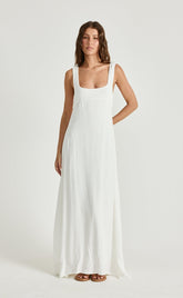 Mallory Maxi Dress (White)