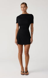 Lane Mini Dress (Black)