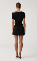 Lane Mini Dress (Black)