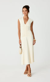 Mila Midi Dress (Cream)