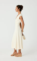 Mila Midi Dress (Cream)