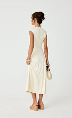 Mila Midi Dress (Cream)
