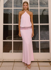 Marcie Halter Maxi Dress - Pink