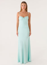Merritt Maxi Dress - Aqua