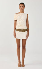 Murphy Mini Dress (Oat)