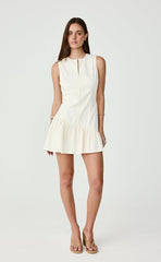 Caden Mini Dress (Cream)