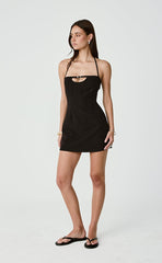 Soren Mini Dress (Black)