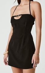 Soren Mini Dress (Black)