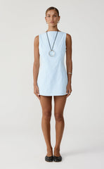 Piers Mini Dress (Sky)