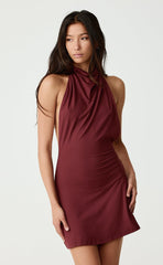 Priya Mini Dress (Wine)