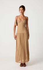 Seduce Maxi Dress (Nude)