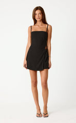 Starlit Mini Dress (Black)