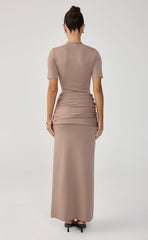 Cecily Maxi Dress (Mocha)