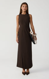 Connor Maxi Dress (Chocolate)