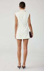 Cortez Mini Dress (Cream)