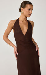 It Girl Maxi Dress (Chocolate)