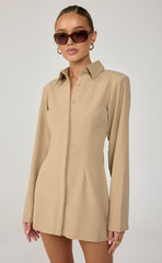 Mariella Mini Dress (Honey)