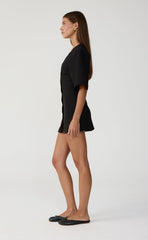 Meetings Mini Dress (Black)