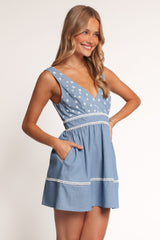 Estrella Mini Dress - Denim