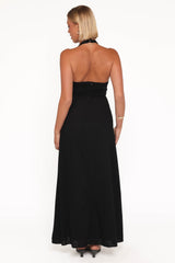 Michelle Halterneck Dress - Black