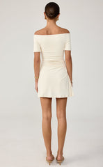 Piper Mini Dress (Oat)