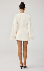 Rae Mini Dress (Cream)