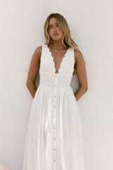 Chasing Daylight Maxi Dress White