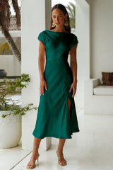 One Last Song Maxi Dress Forest Green