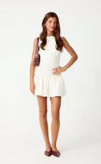 Aloha Mini Dress (Cream)