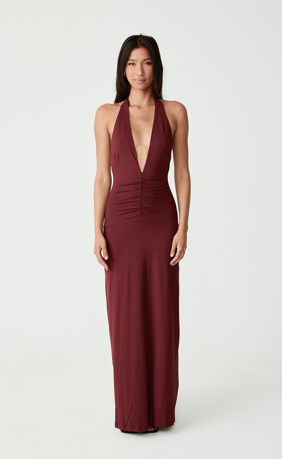 Araminta Maxi Dress (Wine)