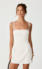 Boone Mini Dress (Oat)