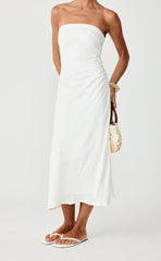 Coastal Midi Dress (Off White)
