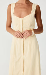 Conway Midi Dress (Lemon)
