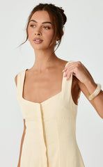 Conway Mini Dress (Lemon)